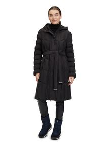 Betty Barclay Damen Steppjacke "Betty Barclay Steppjacke mit Kapuze", schwarz, feminin, Gr. 46, Obermaterial: 88% Polyester, 12% Elasthan. Füllung:
