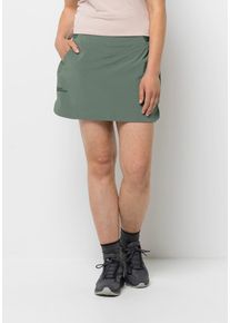 Jack Wolfskin Damen Hosenrock "PRELIGHT SKORT W", grün, Gr. S, OBERSTOFF 84% POLYAMID, 16% ELASTHAN FUTTER 89% POLYESTER, 11% ELASTHAN, Röcke