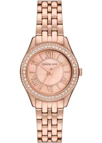 Michael Kors Damen Quarzuhr "MINI HARLOWE", gold, Armbanduhren, Armbanduhr, Damenuhr, Edelstahlarmband, analog