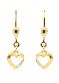 Adelia´s ADELIA ́S Damen Paar Ohrhänger "Damen Goldschmuck", Damen, Gelbgold 333, gold, Gelbgold 333, Ohrringe, mit Zirkonia Goldschmuck für Damen