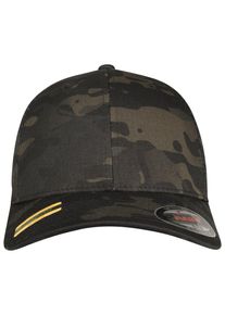 Flexfit Damen Flex Cap "Flexfit Unisex Flexfit Multicam", schwarz, casual, Gr. L, 98% Baumwolle, 2% Elasthan, Caps