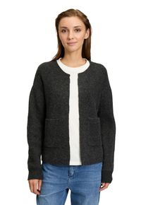 Cartoon Damen Strickjacke "Cartoon Strick-Cardigan mit Taschen", schwarz, casual, Gr. 46, Obermaterial: 68% Polyacryl, 12% Polyester, 11% Polyamid,