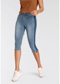 Arizona Damen Caprijeans "Ultra Stretch", blau, modisch, Gr. 34, Denim/Jeans, Obermaterial: 63% Baumwolle, 32% Polyester, 5% Elasthan, Jeans,
