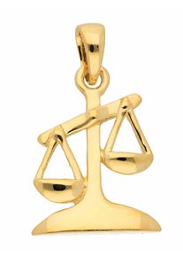 Adelia´s ADELIA ́S Damen Ketten-Anhänger "585 Gold Sternzeichen Anhänger Waage", Damen, Waage, Gelbgold 585, gold, Gelbgold 585, Schmuckanhänger, Goldschmuck