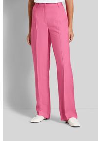 Bugatti Damen Stoffhose, rosa, casual, Gr. 46, 46% Viskose, 45% Polyester, 9% Polyacryl, Hosen, mit Bügelfalte