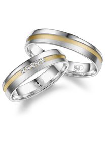 MARRYA Damen Verlobungsring "Silber Ringe Trauringe Eheringe Partnerringe", 64, Silber 925 (Sterlingsilber), silber, Silber 925 (Sterlingsilber),