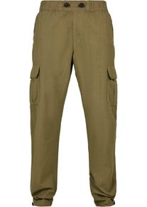 Urban Classics Herren Cargohose "Urban Classics Herren Ripstop Cargo Pants", grün, Gr. S, unifarben, 100% Baumwolle, Hosen