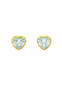 Adelia´s ADELIA ́S Damen Paar Ohrhänger "Damen Goldschmuck", Damen, Gelbgold 333, gold, Gelbgold 333, Ohrringe, 333 Gold mit Zirkonia Goldschmuck für Damen