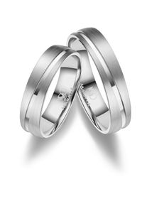 MARRYA Damen Verlobungsring "Edelstahl Ringe Trauringe Eheringe Partnerringe", 50, Edelstahl, silber, Edelstahl, Fingerringe