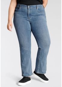 LEVI'S® PLUS LEVI'S PLUS Damen Bootcut-Jeans "315", blau, casual, Gr. 20, Denim/Jeans, Obermaterial: 60% Baumwolle, 23% Viskose, 16% Polyester, 1% Elasthan,