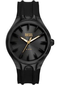 Diesel Herren Quarzuhr "STREAMLINE", schwarz, Armbanduhren, Armbanduhr, Herrenuhr, Silikonarmband