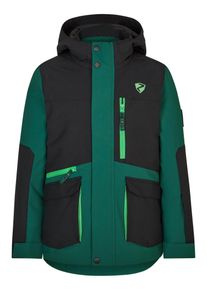 Ziener Kinder Skijacke "AGONIS", grün, Gr. 104, Obermaterial: 100% Polyester;Futter: 1. 100% Polyamid, 2. 100% Polyester;Wattierung: 100% Polyester;,
