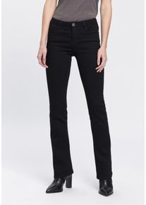 Arizona Damen Bootcut-Jeans "Ultra-Stretch", schwarz, Basic, Gr. 34, Denim/Jeans, Obermaterial: 74% Baumwolle, 24% Polyester, 2% Elasthan, Jeans,