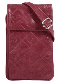 Bruno Banani Damen Umhängetasche, pink, Leder, unifarben, leicht glänzend, Taschen, echt Leder
