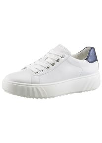 Ara Damen Plateausneaker "MONACO", Gr. 7,5, bunt, Glattleder, kontrastfarbene Details, sportlich, Schuhe, Freizeitschuh, Halbschuh, Schnürschuh, mit