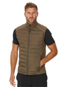 Endurance Herren Funktionsweste "MIDAN", braun, casual, Gr. S, 100% Polyester, Westen, mit wärmenden Steppeinsätzen