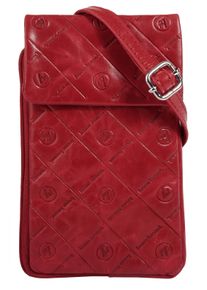 Bruno Banani Damen Umhängetasche, rot, Leder, unifarben, leicht glänzend, Taschen, echt Leder