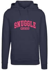 F4NT4STIC Damen Kapuzenpullover "Snuggle Weather Cozy Winter Holiday", blau, casual, Gr. XXL, Obermaterial: 65% Baumwolle, 35% Polyester, Pullover,