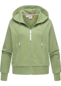Ragwear Damen Kapuzensweatjacke "Taila", braun, casual, Gr. 5XL, Sweatware, Material: 70% Baumwolle, 30% Polyester, Sweatjacken, modische Damen