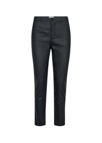 Freequent Damen Stoffhose "FQSOLVEJ - COOPER", blau, casual, Gr. L, unifarben, Web, Obermaterial: 76% Viskose, 21% Polyamid, 3% Elasthan, Hosen,