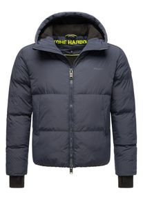 STONE HARBOUR Herren Steppjacke "Tayroos XX", blau, casual, Gr. S, Obermaterial: 100% Nylon, Futter: 100% Polyester, Wattierung: 100% Polyester,