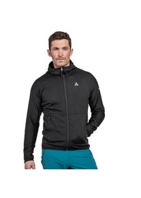 Schöffel SCHÖFFEL Herren Fleecejacke "Fleece Hoody Style Cascata MNS", schwarz, sportlich, Gr. 48, Obermaterial: 93% Polyester, 7% Elasthan, Jacken