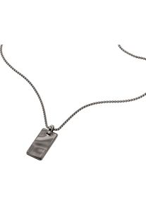 Calvin Klein Herren Edelstahlkette "CK METALLIC WAVES, 35100032, 35100033", Edelstahl, L: 64cm, schwarz, Edelstahl, Halsketten