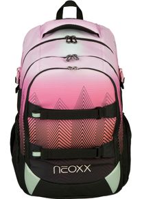 neoxx Kinder Schulrucksack "Active Pro, Sweet like Sunset", rosa, Polyester, Rucksäcke