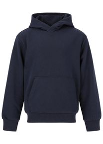 ZIGZAG Herren Kapuzensweatshirt "Arizona", blau, casual, Gr. 140, unifarben, 60% Baumwolle, 40% Polyester, Sweatshirts, mit angenehm weichem