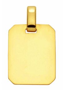 Adelia´s ADELIA ́S Damen Ketten-Anhänger "Damen Goldschmuck 333 Gold Gravurplatte Anhänger", Gelbgold 333, gold, Gelbgold 333, Schmuckanhänger, 333 Gold