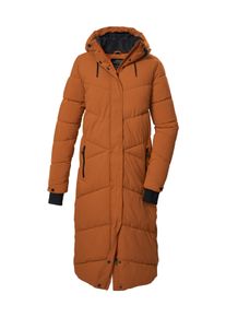 Killtec Damen Steppmantel "KOW 87 WMN QLTD CT", gelb, sportlich, Gr. 46, Obermaterial: 100% Polyester (recycelt), Innenfutter: 100% Polyester, Mäntel