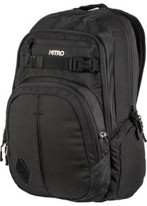 Nitro Schulrucksack "Chase", schwarz, Polyester, Rucksäcke, Alltagsrucksack, Rucksack für Freizeit, Schule, Arbeit und Reise