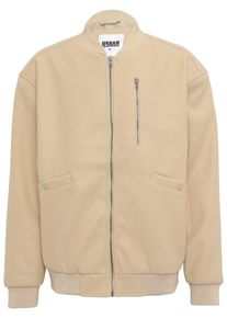 Urban Classics Herren Bomberjacke "Urban Classics Herren Bomber Blouson", beige, casual, Gr. XXL, unifarben, 100% Polyester, Jacken
