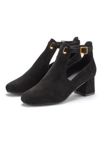 Lascana Damen Stiefelette, Gr. 41, schwarz, Obermaterial: 100% Textilmaterial. Futter: 100% Lederimitat. Decksohle: 100% Lederimitat. Laufsohle: 100%