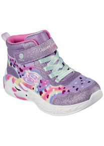 Skechers Kinder Sneaker "UNICORN DREAMS", Gr. 35, lila, Synthetik, Textil, kontrastfarbene Details, Glitzer, sportlich, Schuhe, mit Blinkfunktion zum