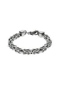 ZEEme Damen Armband "Silber 925 poliert Königskette 8mm breit", 24cm, Silber 925 (Sterlingsilber), weiß, Silber 925 (Sterlingsilber), Armbänder