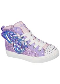 Skechers Kinder Sneaker "TWI-LITES 2.0", Gr. 31, lila, Textil, Synthetik, sportlich, Schuhe, im funkelnden Look, Freizeitschuh, Halbschuh, Schnürschuh