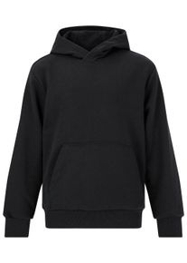 ZIGZAG Herren Kapuzensweatshirt "Arizona", schwarz, casual, Gr. 110, unifarben, 60% Baumwolle, 40% Polyester, Sweatshirts, mit angenehm weichem