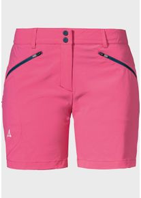 Schöffel SCHÖFFEL Damen Bermudas "Shorts Hestad L", pink, sportlich, Gr. 46, Oberstoff : 85% Nylon 15% Elasthan, Hosen