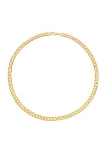 Firetti Damen Kette ohne Anhänger "Schmuck Geschenk Silber 925 Halsschmuck Halskette Panzerkette", 45, Silber 925 (Sterlingsilber), B: 7mm, gold,