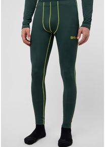 Jack Wolfskin Herren Thermoleggings "INFINITE WARM PANTS M", grün, Gr. XXL, Obermaterial: 92% Polyester, 8% Elastan, Hosen
