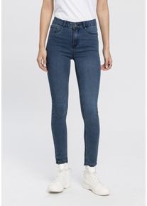 Arizona Damen Skinny-fit-Jeans "Ultra Stretch", blau, modisch, Gr. 50, Jeans, Obermaterial: 63% Baumwolle, 32% Polyester, 5% Elasthan, Jeans,