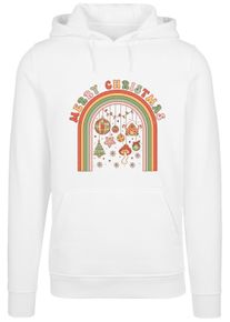 F4NT4STIC Damen Kapuzenpullover "Merry Christmas Cozy Vibes", weiß, casual, Gr. XXL, Obermaterial: 65% Baumwolle, 35% Polyester, Pullover, Premium