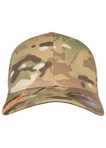 Flexfit Damen Flex Cap "Flexfit Unisex Flexfit Multicam", bunt, casual, Gr. L, 98% Baumwolle, 2% Elasthan, Caps