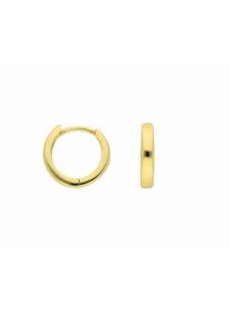 Adelia´s ADELIA ́S Damen Paar Creolen "Damen Goldschmuck 1 Paar 585 Gold Ohrringe / Creolen Ø 12 mm", Damen, Gelbgold 585, gold, Gelbgold 585, Ohrringe, 585