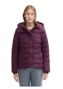 Tom Tailor Damen Steppjacke, lila, casual, Gr. XXL, unifarben, Steppware, Obermaterial: 100% Polyester. Futter: 100% Polyester, Jacken, mit Kapuze