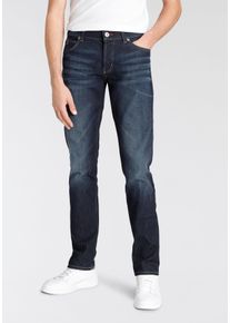 Bruno Banani Herren Comfort-fit-Jeans "Floyd", blau, Basic, Gr. 31, Denim/Jeans, Obermaterial: 82% Baumwolle, 16% Polyester, 2% Elasthan, Jeans,