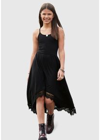 Kidsworld Mädchen Jerseykleid "- Spaghettikleide aus Viskose", schwarz, modisch, Gr. 164, unifarben, Jersey, Obermaterial: 95% Viskose, 5% Elasthan.