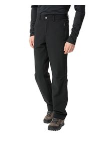 Vaude Herren Funktionshose "Men's Strathcona Warm Pants II", schwarz, sportlich, Gr. 48, unifarben, Web, Obermaterial: 56% Polyamid, 34% Polyester,