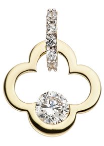 Jobo Damen Ketten-Anhänger "Anhänger mit Zirkonia", Gelbgold 333, gold, Gelbgold 333, Schmuckanhänger, 333 Gold